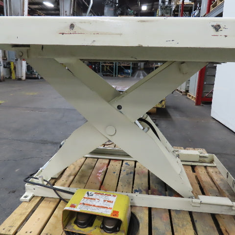 Southworth 2-Ton 4000LB 48" x 48" Scissor Lift Table 115V 1Ph 43" Lift