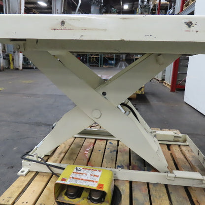 Southworth 2-Ton 4000LB 48" x 48" Scissor Lift Table 115V 1Ph 43" Lift