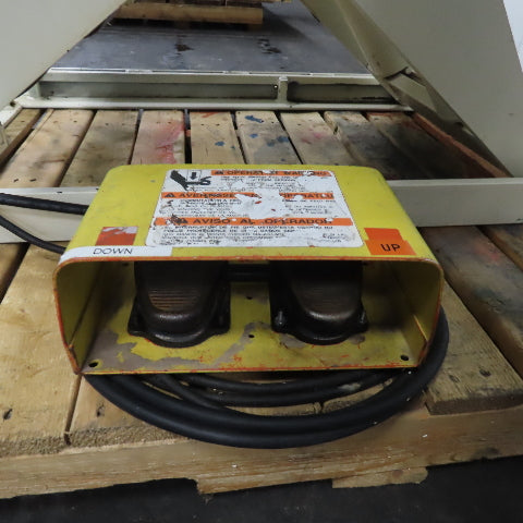 Southworth 2-Ton 4000LB 48" x 48" Scissor Lift Table 115V 1Ph 43" Lift
