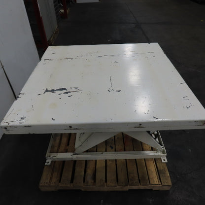 Southworth 2-Ton 4000LB 48" x 48" Scissor Lift Table 115V 1Ph 43" Lift
