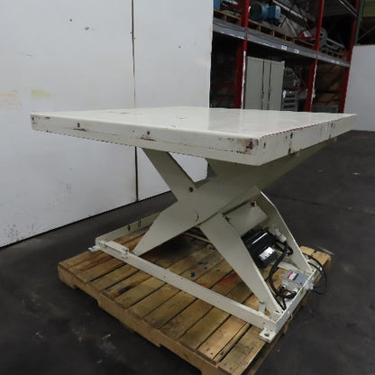 Southworth 2-Ton 4000LB 48" x 48" Scissor Lift Table 115V 1Ph 43" Lift