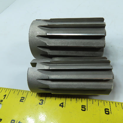 Poland Made Set of (6) HSS Shell Reamers With (4) Arbors 1-1/2"-2-1/2"