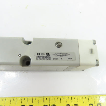 Parker HA5VXBG0G9A 3-Position Double Solenoid Pneumatic Valve 24VDC 145PSIG