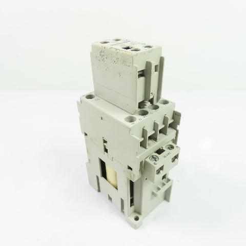 Allen-Bradley 100-C12Z*10 3-Pole IEC Contactor w/ 100-F Auxiliary Contact 24VDC