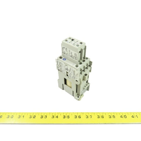 Allen-Bradley 100-C12Z*10 3-Pole IEC Contactor w/ 100-F Auxiliary Contact 24VDC
