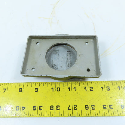Hubbell 30A 3-Pole Twist-Lock Receptacle W/Weatherproof Spring Cover 600VAC