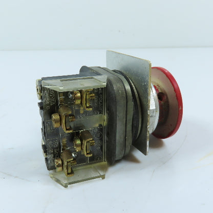 Allen-Bradley 800T-XA 800T-D Red Mushroom STOP Pushbutton Switch NEMA 4/13