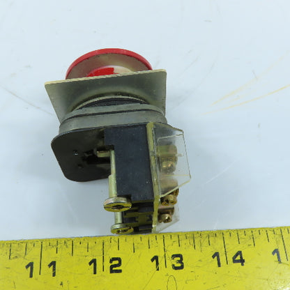 Allen-Bradley 800T-XA 800T-D Red Mushroom STOP Pushbutton Switch NEMA 4/13