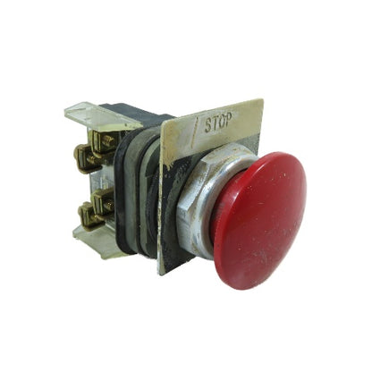 Allen-Bradley 800T-XA 800T-D Red Mushroom STOP Pushbutton Switch NEMA 4/13