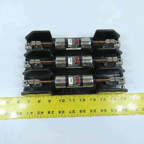 Bussmann 1BR041 R60100-3CR 100A 3-Pole Fuse Block 600V