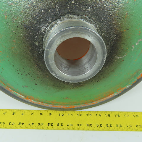 16" Cast Aluminum Machine Handwheel 1-3/8" Smooth Bore