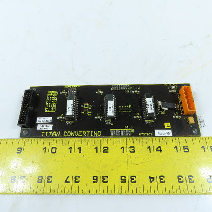 Titan Converting 673T015 ARM/GUIDER/BRAKE Membrane Keypad Control Panel w/PCB