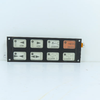 Titan Converting 673T015 ARM/GUIDER/BRAKE Membrane Keypad Control Panel w/PCB