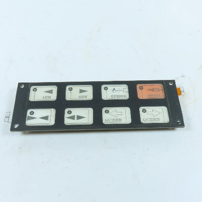 Titan Converting 673T015 ARM/GUIDER/BRAKE Membrane Keypad Control Panel w/PCB