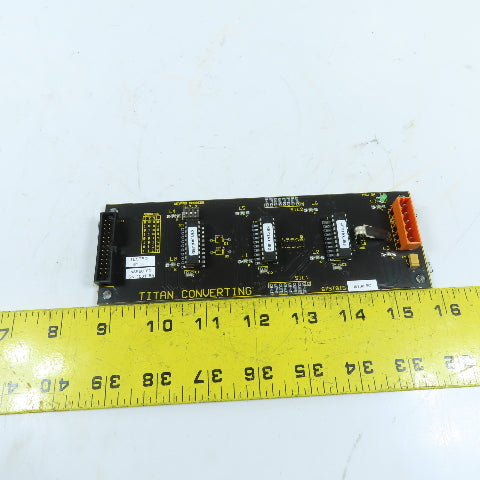 Titan Converting 673T015 Tension/Speed Adjust Membrane Keypad Control Panel