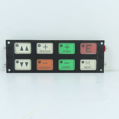 Titan Converting 673T015 Tension/Speed Adjust Membrane Keypad Control Panel