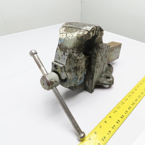 Chas. Parker 954 1/2 4-1/2" Heavy Duty Cast Iron Stationary Bench Vise