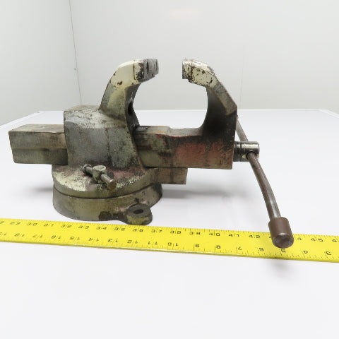 Acier 6" Heavy Duty Swivel Base Bench Vise 6" Open