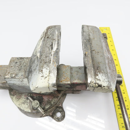 Acier 6" Heavy Duty Swivel Base Bench Vise 6" Open