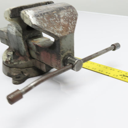 Acier 6" Heavy Duty Swivel Base Bench Vise 6" Open