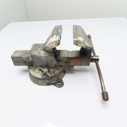 Acier 6" Heavy Duty Swivel Base Bench Vise 6" Open