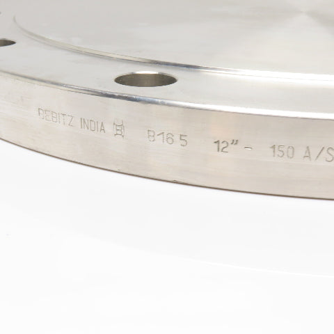 Bebitz 4408/1 B16.5 12" 150# A/SA182 F316/316L Blind Flange FF Raised Face