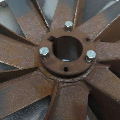 26" Heavy Duty Industrial Blower Wheel Fan Impeller 8 Blade 2-3/16" Bore