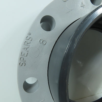 Spears 6" PVC Van Stone Style Pipe Flange 150PSI 8-Bolt