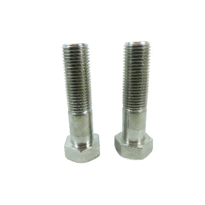 S30400 1-1/2"-6 x 6" Stainless Steel Hex Bolt Lot Of 2