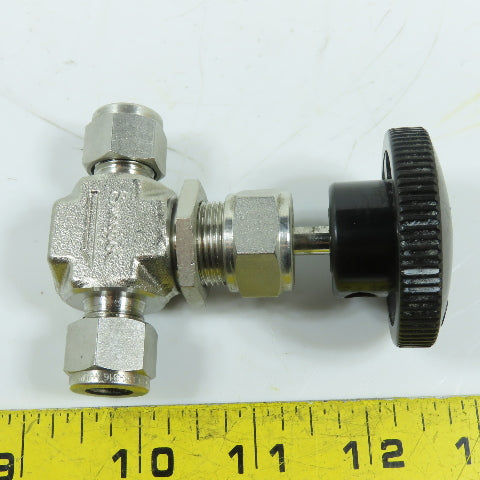 Swagelok SS-1RS6 3/8" Stainless Steel Integral Bonnet Needle Valve 5000PSI