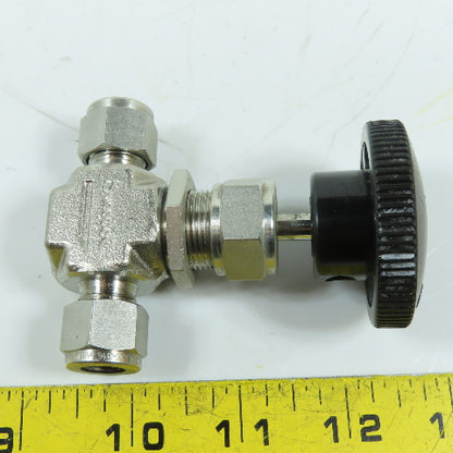 Swagelok SS-1RS6 3/8" Stainless Steel Integral Bonnet Needle Valve 5000PSI