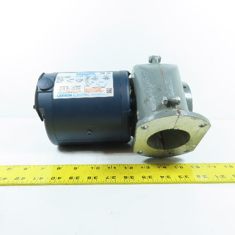 Leeson 100772.00 C4T34NC7E 1/6HP 3Ph 3450RPM 208-230/460V TENV Blower Fan