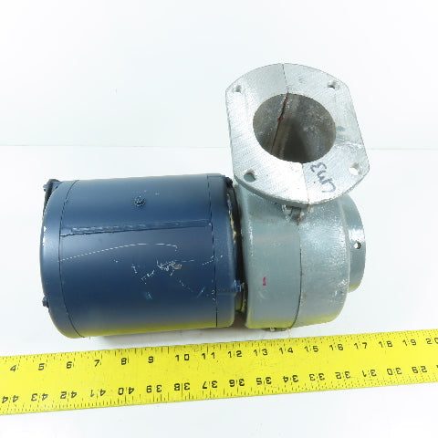Leeson 100772.00 C4T34NC7E 1/6HP 3Ph 3450RPM 208-230/460V TENV Blower Fan