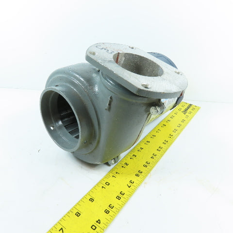 Leeson 100772.00 C4T34NC7E 1/6HP 3Ph 3450RPM 208-230/460V TENV Blower Fan