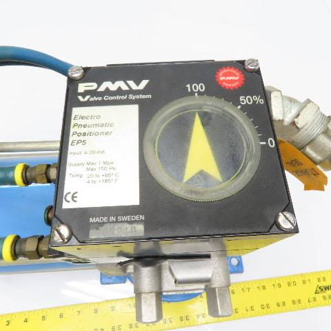 Jamesbury EP5 ST-200 B Pneumatic Valve Actuator with PMV EP5 Positioner 150 PSI