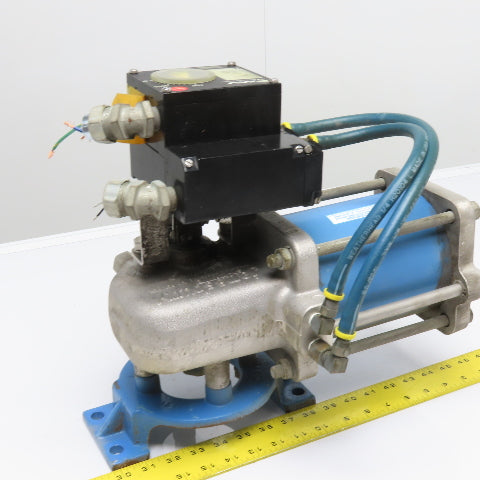 Jamesbury EP5 ST-200 B Pneumatic Valve Actuator with PMV EP5 Positioner 150 PSI