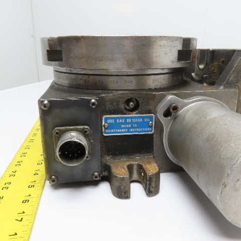 Cushman 10 851 06 500B 8" Super-Spacer Pneumatic Rotary Indexing Table 8 Stop