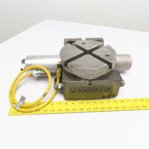 Cushman 10 851 06 500B 8" Super-Spacer Pneumatic Rotary Indexing Table 8 Stop