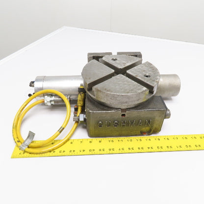 Cushman 10 851 06 500B 8" Super-Spacer Pneumatic Rotary Indexing Table 8 Stop