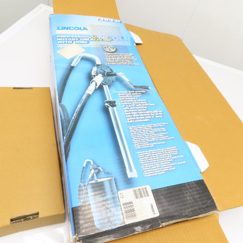 Lincoln 1385-H Professional Rotary Drum Pump with Hose & Nozzle