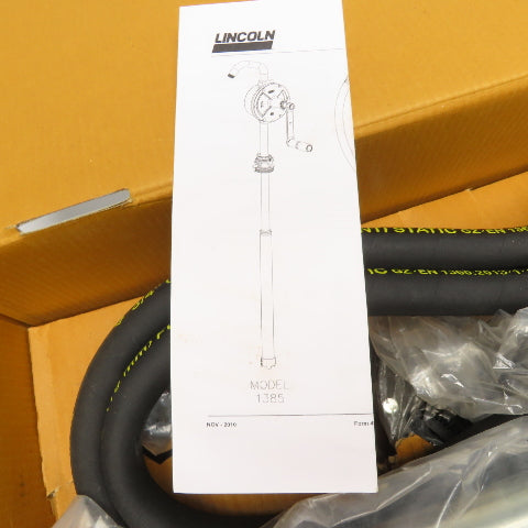 Lincoln 1385-H Professional Rotary Drum Pump with Hose & Nozzle