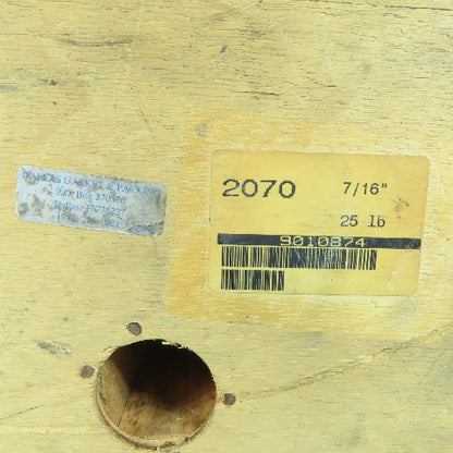 Dallas Gasket & Packing 2070 Braided Compression Packing Spool 7/16" 23 lb
