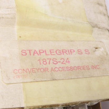 Conveyor Accessories 187S-24 StapleGrip SS Belt Hinge Fastener Lacing Kit 24"