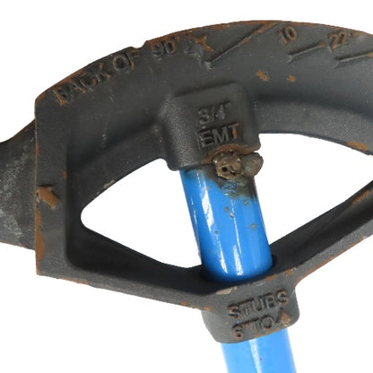 Ideal 74-002 1/2" Rigid & 3/4" EMT Rigid Conduit Bender with Handle