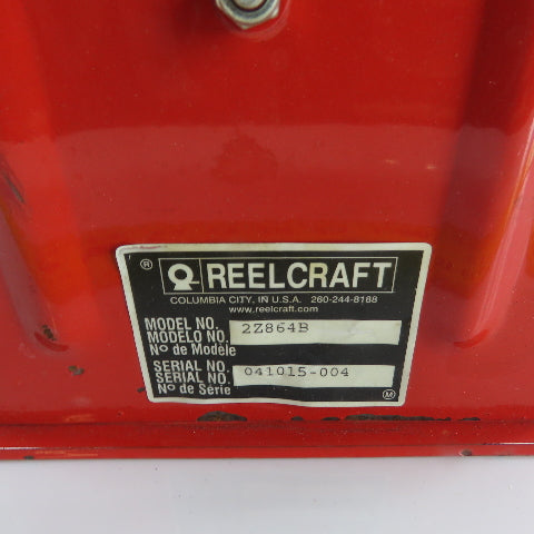 Reelcraft 2Z864B Spring Retractable Hose Reel 3/8" ID x 50'