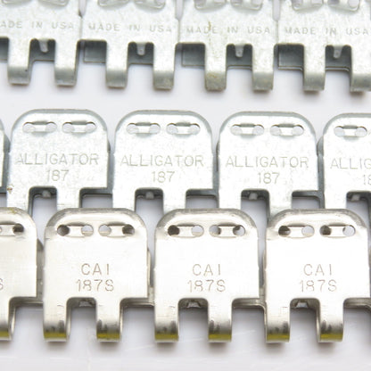 CAI 187S StapleGrip SS Belt Hinge Fastener Lacing Misc. Lengths Lot Of 5