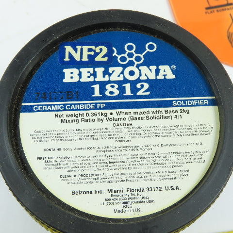 Belzona 1812 Ceramic Carbide 2 Part Epoxy Out Dated
