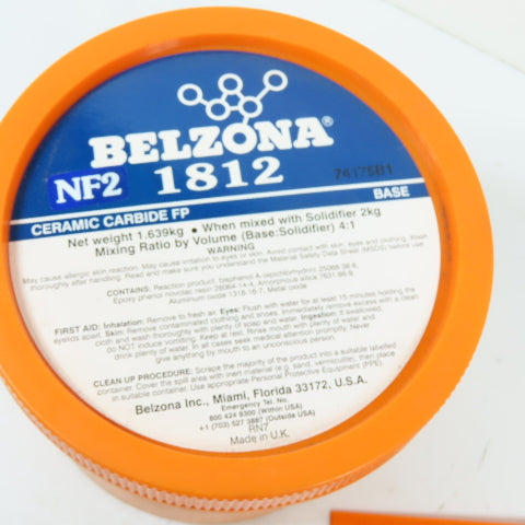 Belzona 1812 Ceramic Carbide 2 Part Epoxy Out Dated