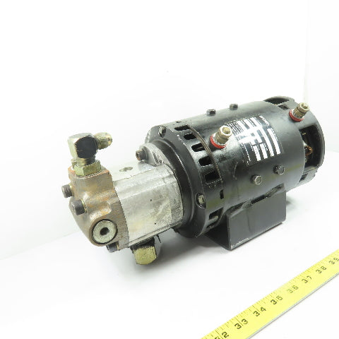 Crown 020944-00R W6AF07 Lift Truck 24VDC Hydraulic Pump Motor W/ Parker 140551