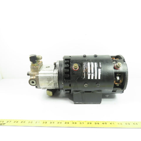 Crown 020944-00R W6AF07 Lift Truck 24VDC Hydraulic Pump Motor W/ Parker 140551